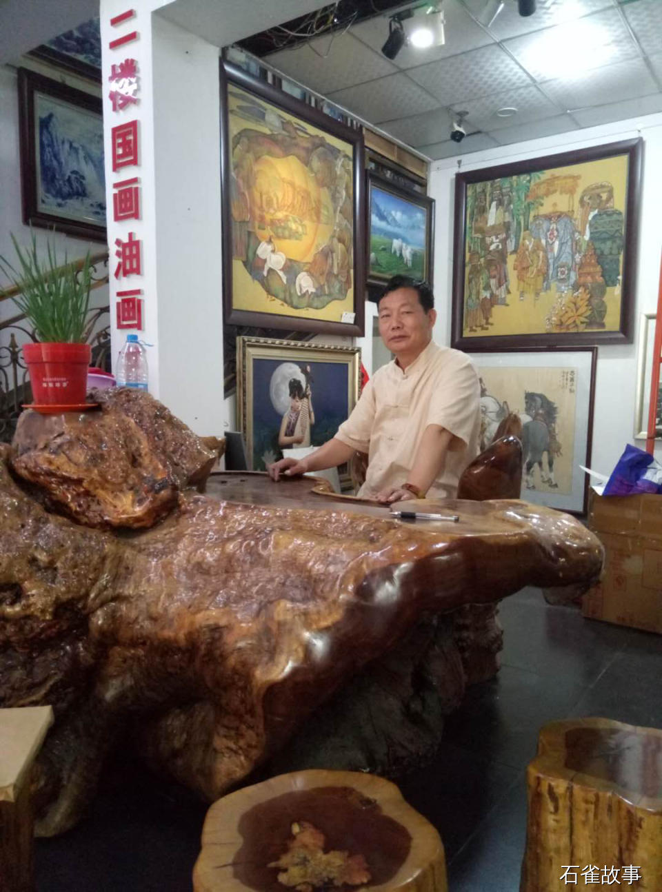 石雀故事