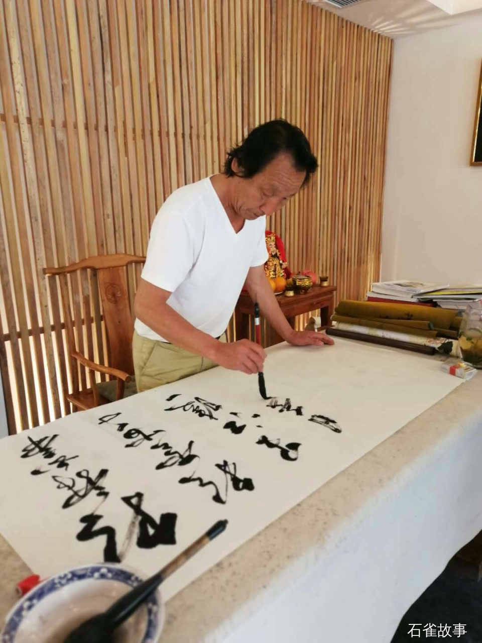石雀故事